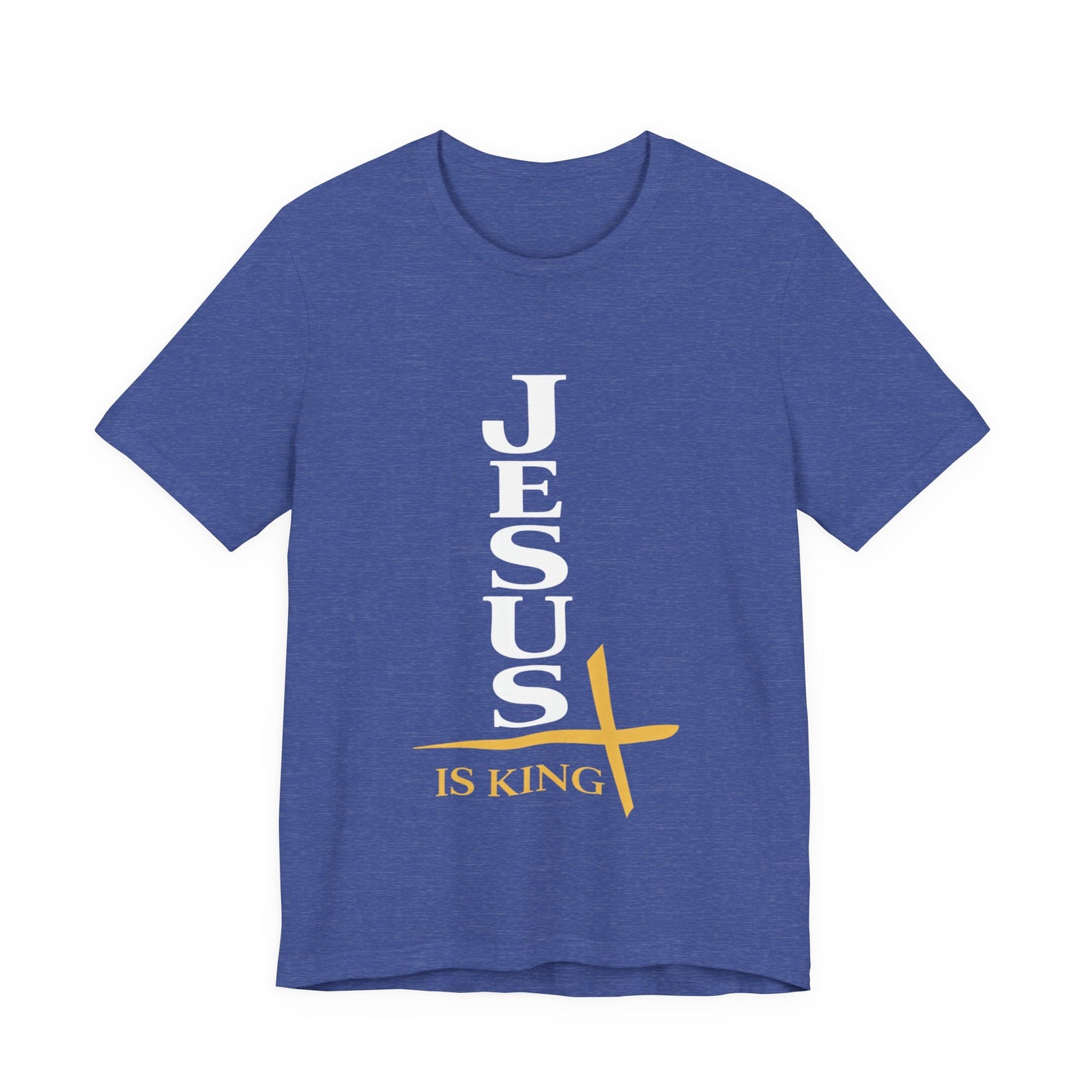 Jesus Is King — Vertical Cross Tee (JIK Back)