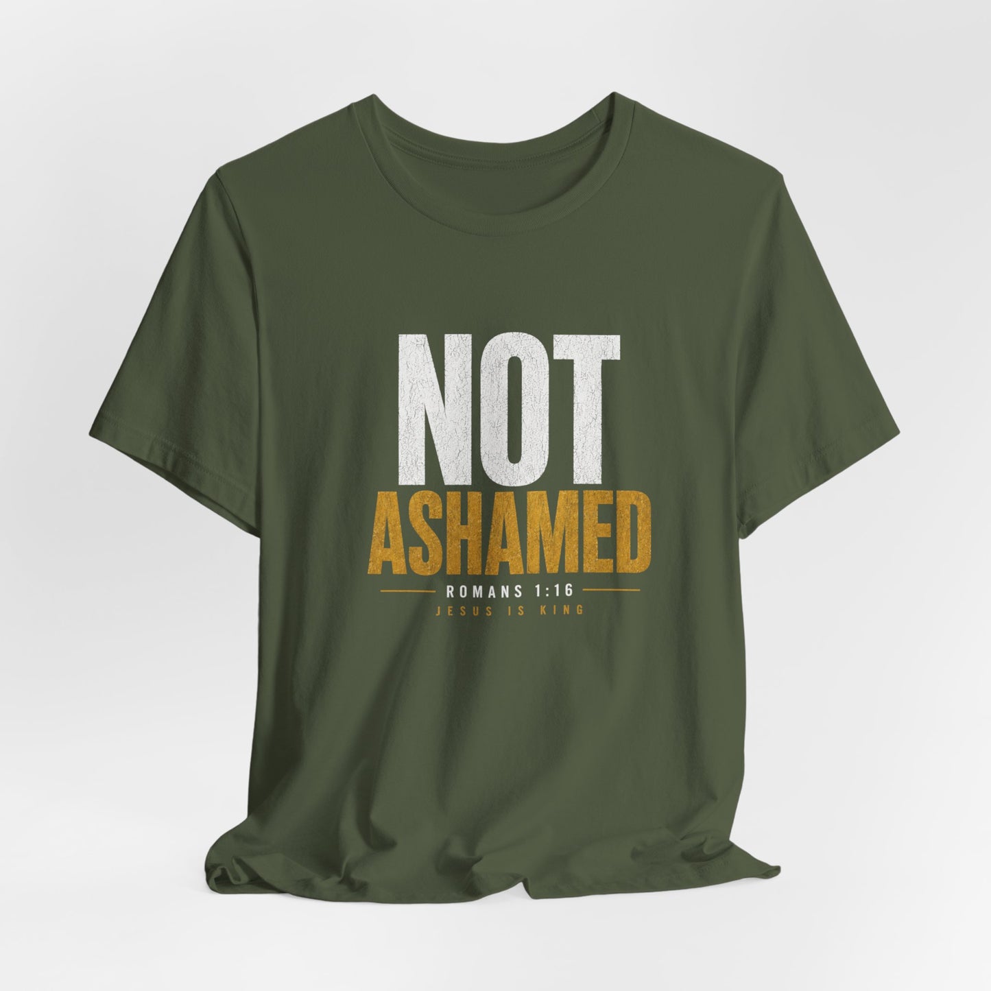 JIK Men's Military Colors — Not Ashamed Tee