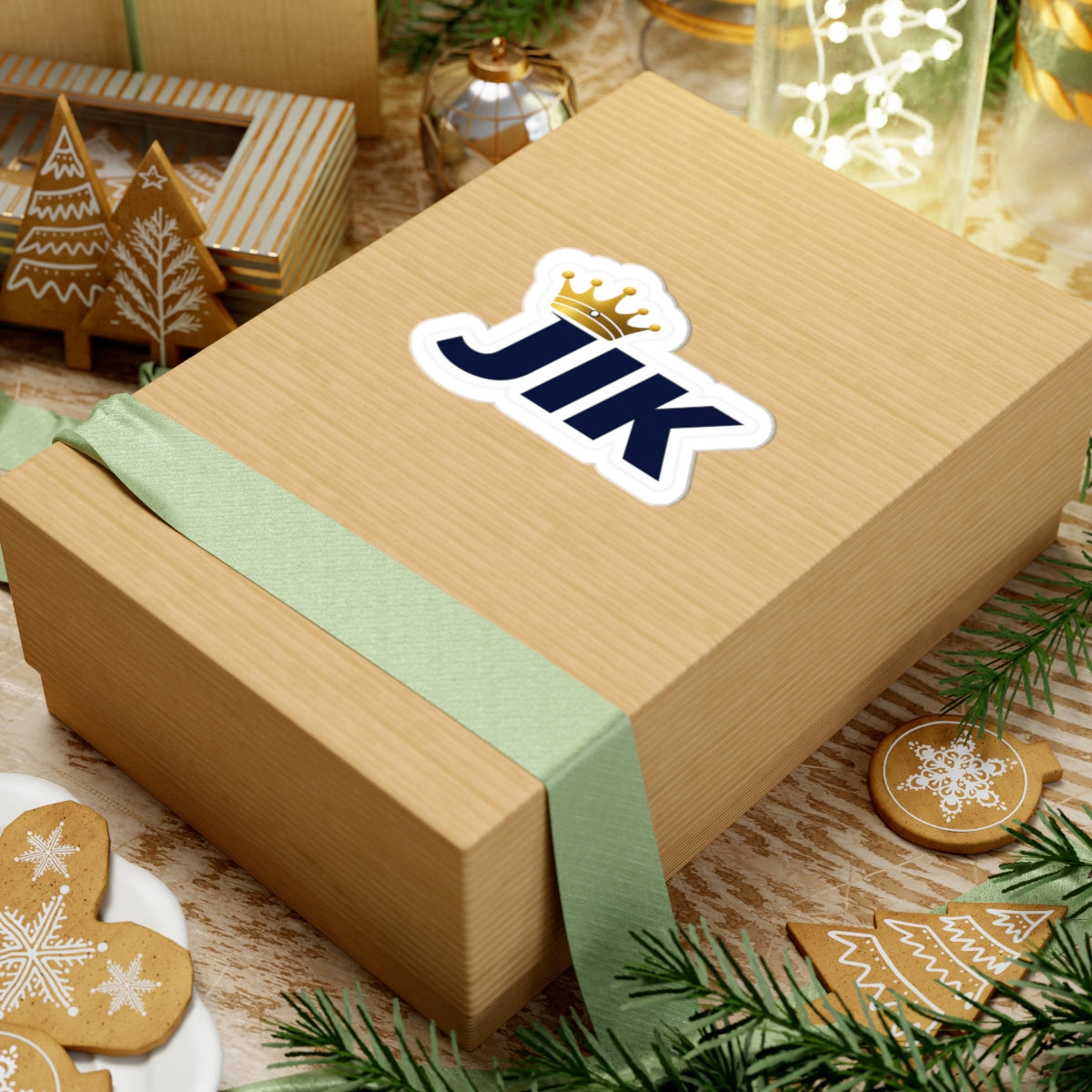 JIK Crowned Kiss — Cut Sticker