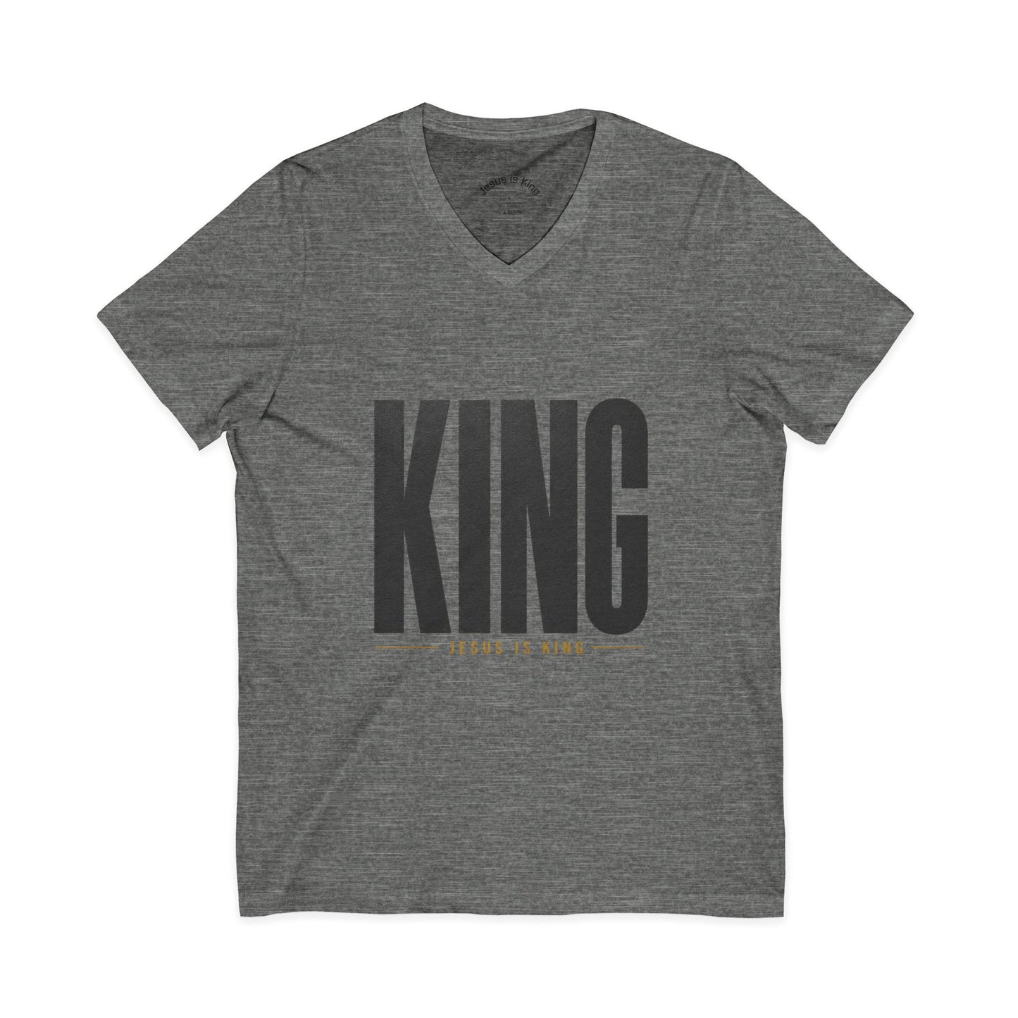King Jesus Tee — Men’s Gray collection