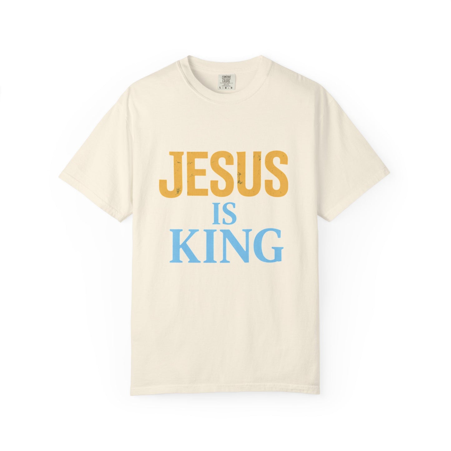 Jesus is King-Classic contrast tee