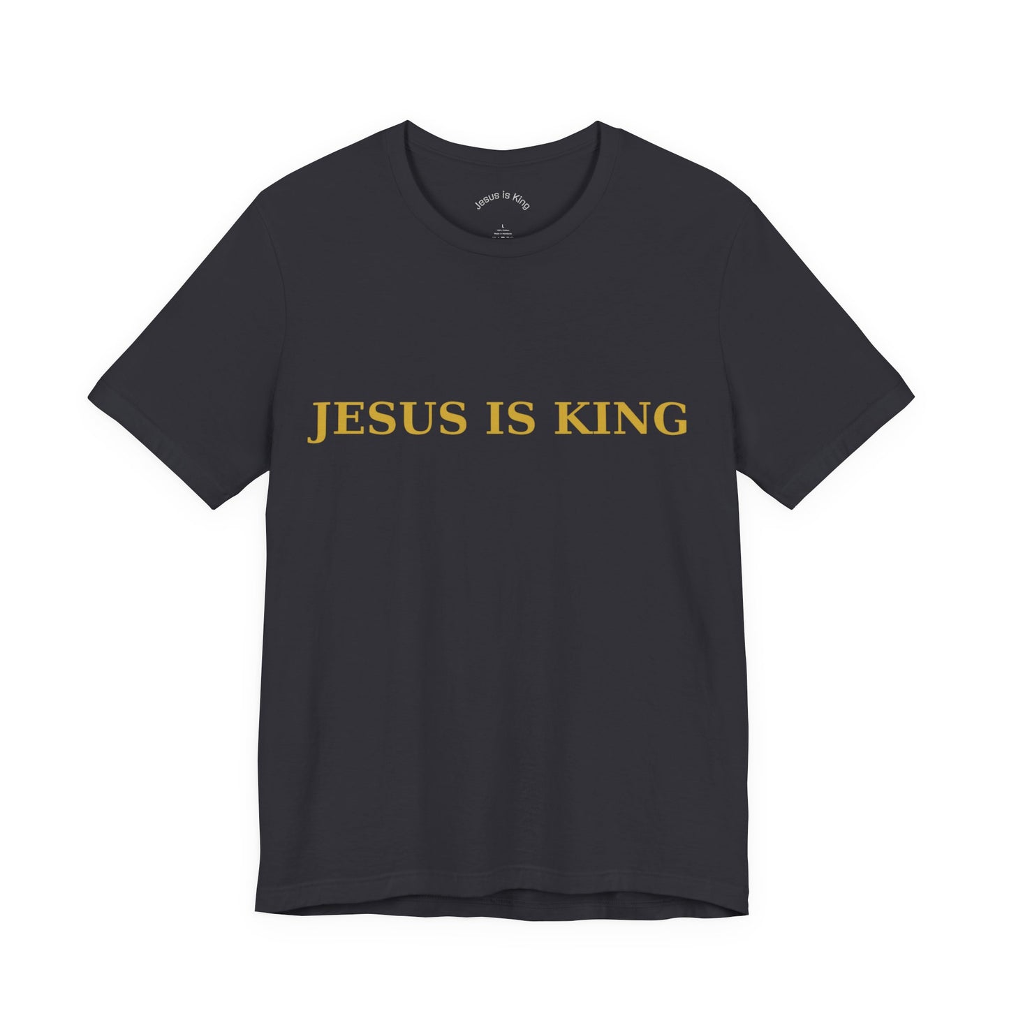Signature Minimal “Jesus Is King” Tee