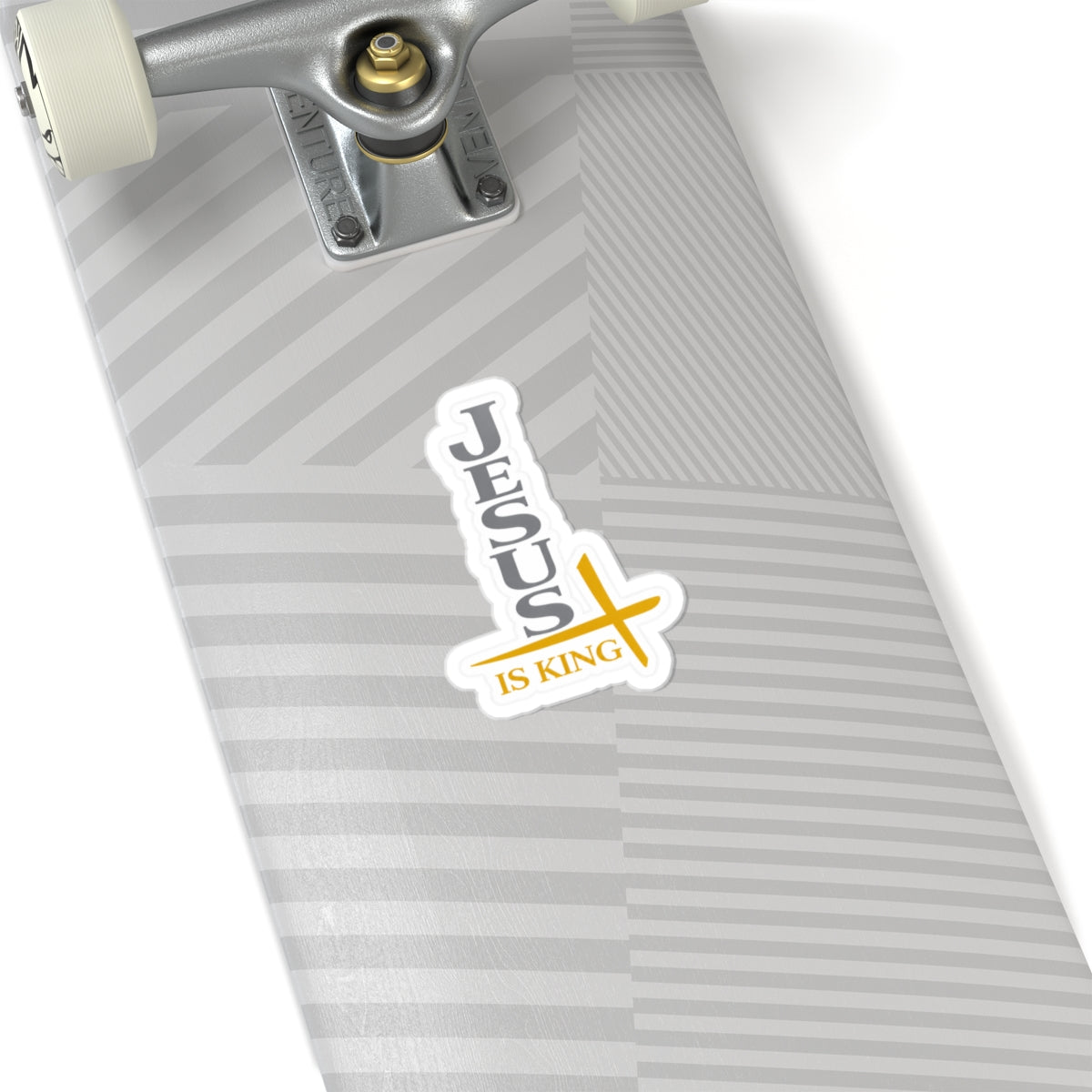 Jesus Is King  — Vertical Decal