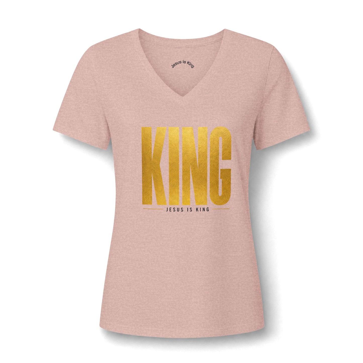 KING Gold V-Neck —Women's Tee