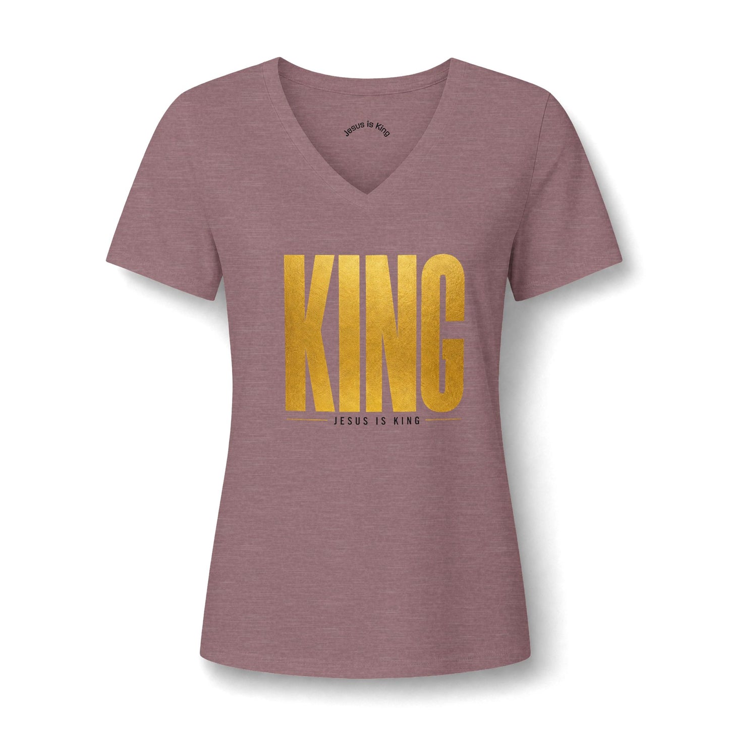 KING Gold V-Neck —Women's Tee