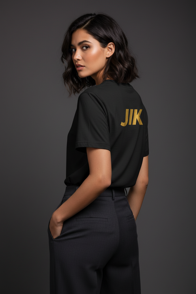 Jesus Is King — Vertical Cross Tee (JIK Back)