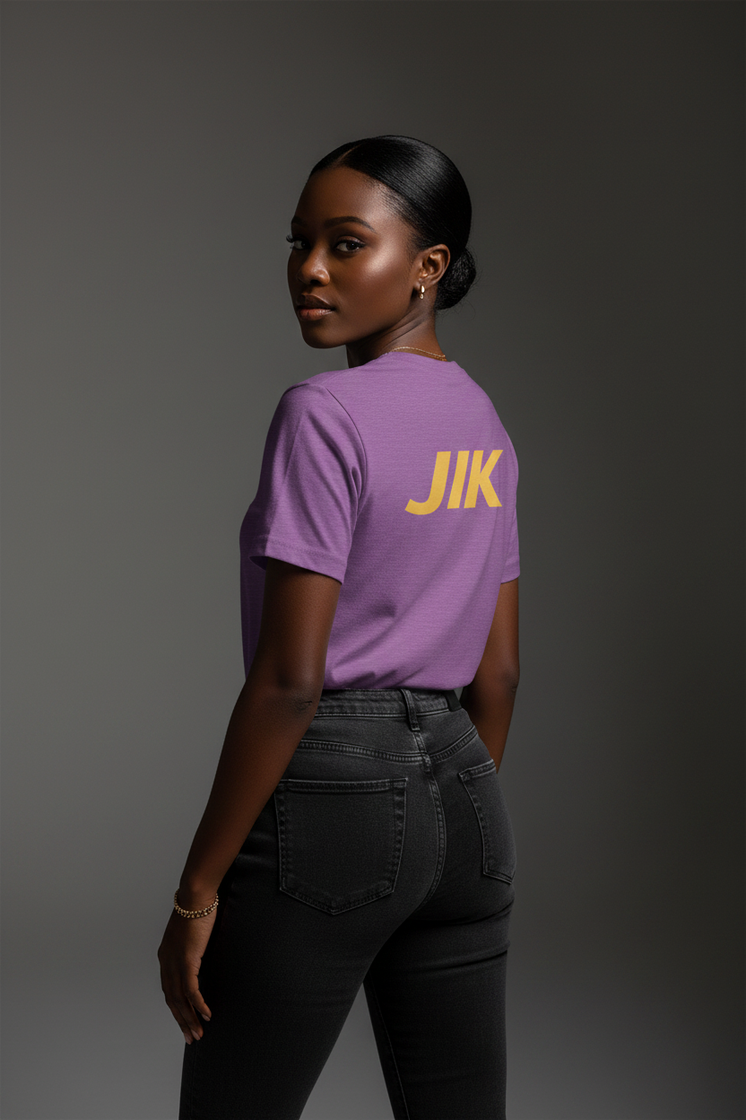 Jesus Is King — Vertical Cross Tee (JIK Back)