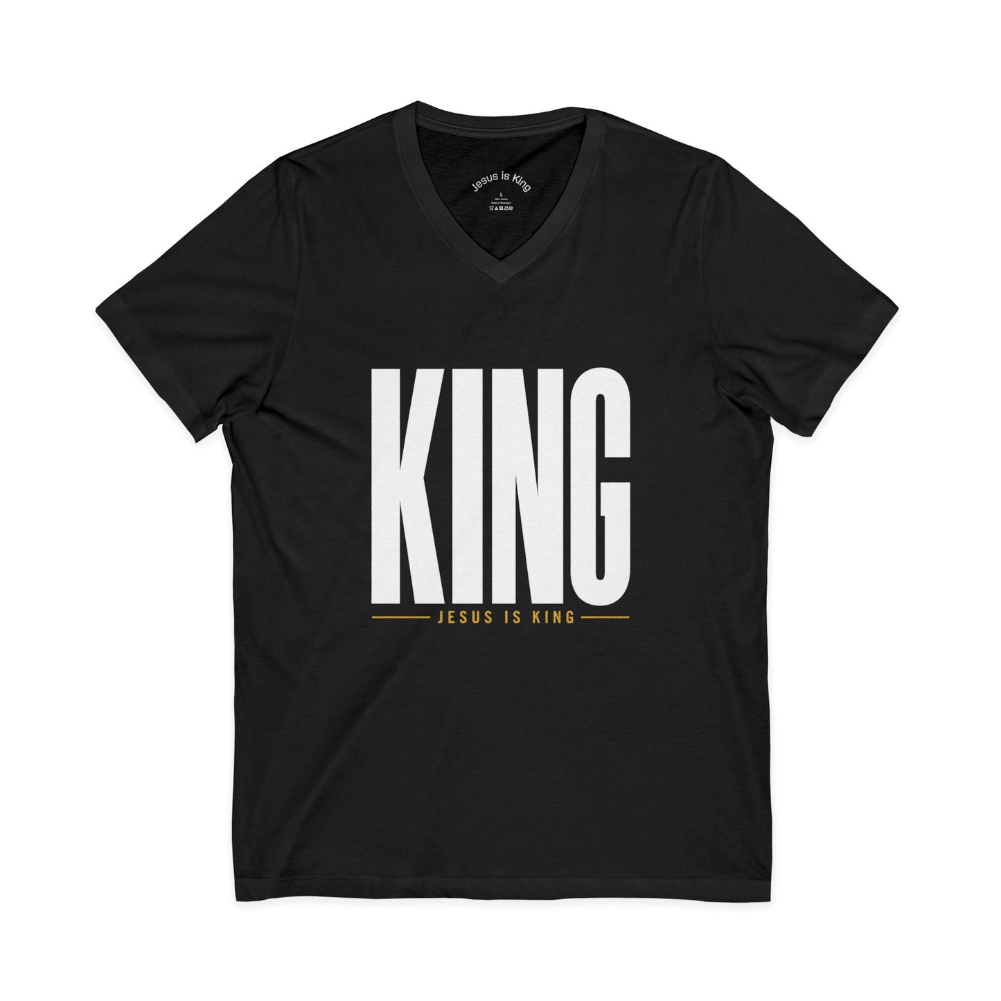King Jesus — Men’s black Tee