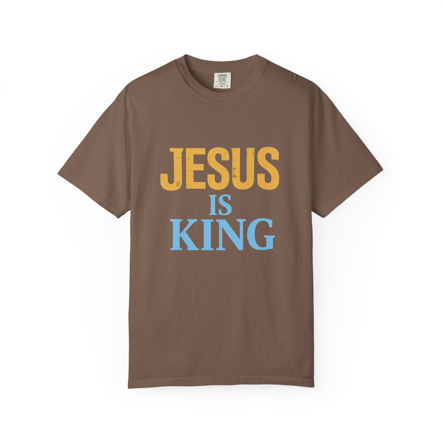 Jesus is King-Classic contrast tee