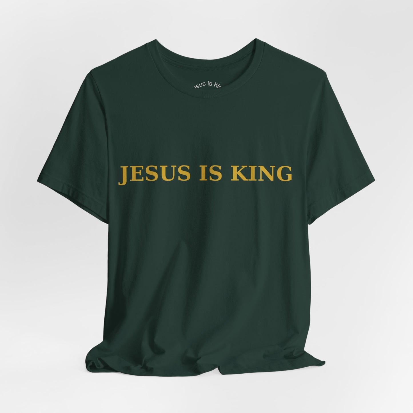 Signature Minimal “Jesus Is King” Tee