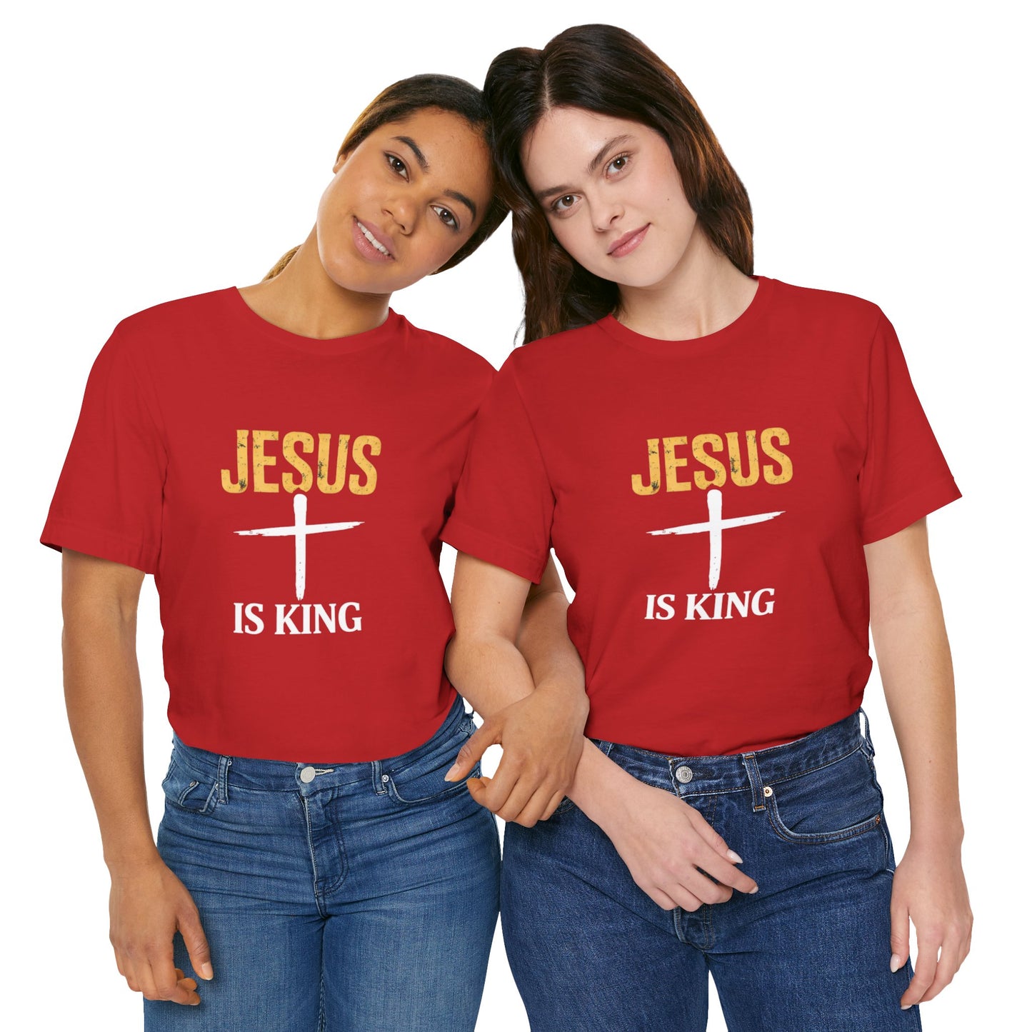 Jesus Is King —Bold Cross Tee