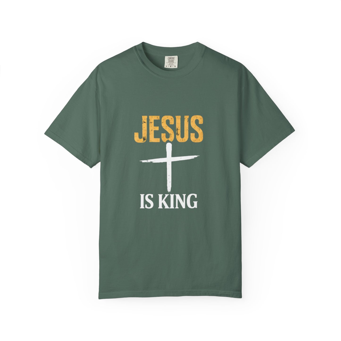 Jesus Is King  —  Faith Tee with Back 'JIK' Print