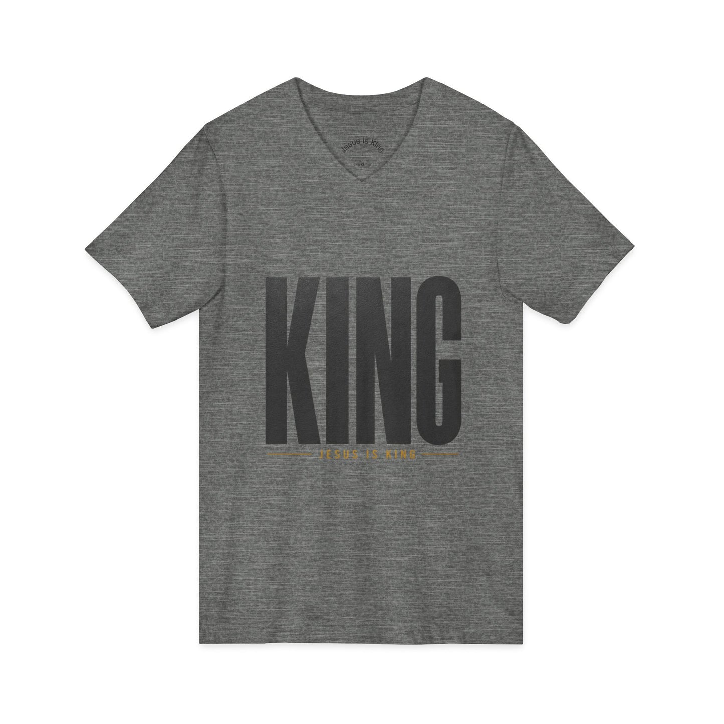 King Jesus Tee — Men’s Gray collection