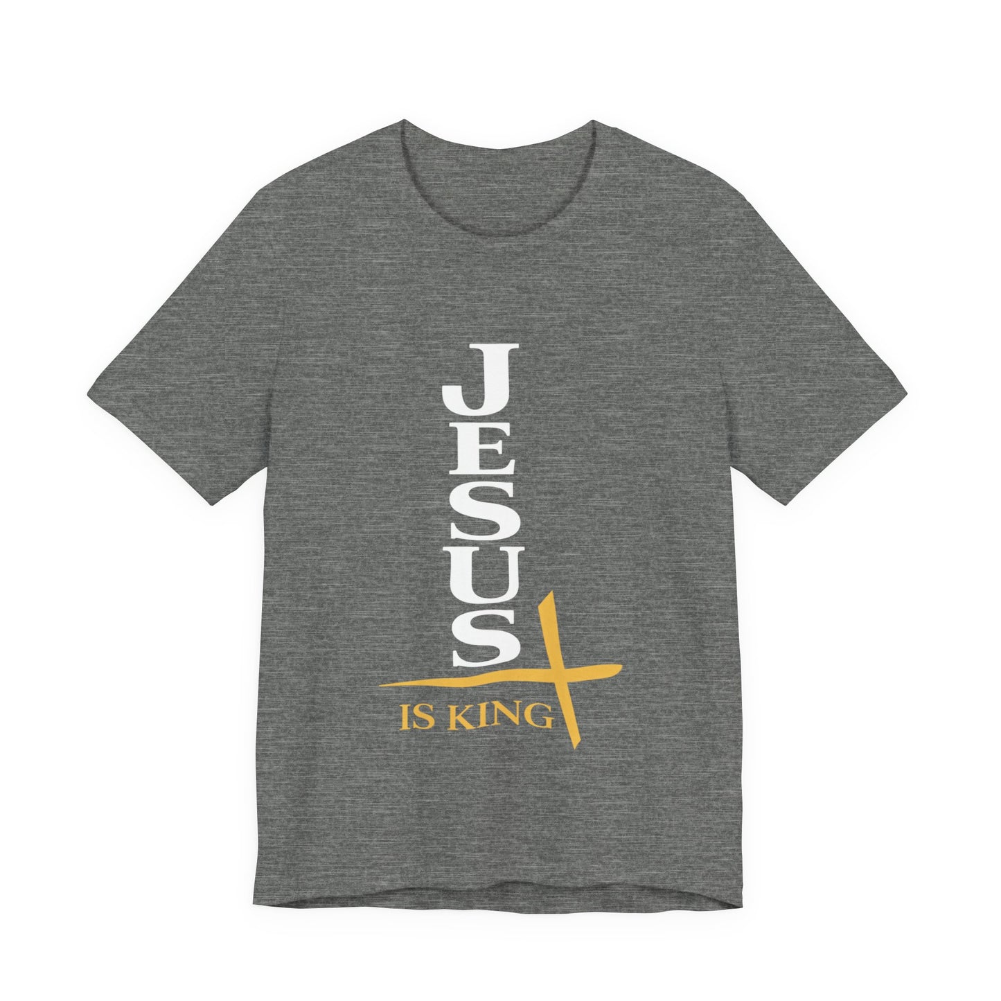 Jesus Is King — Vertical Cross Tee (JIK Back)