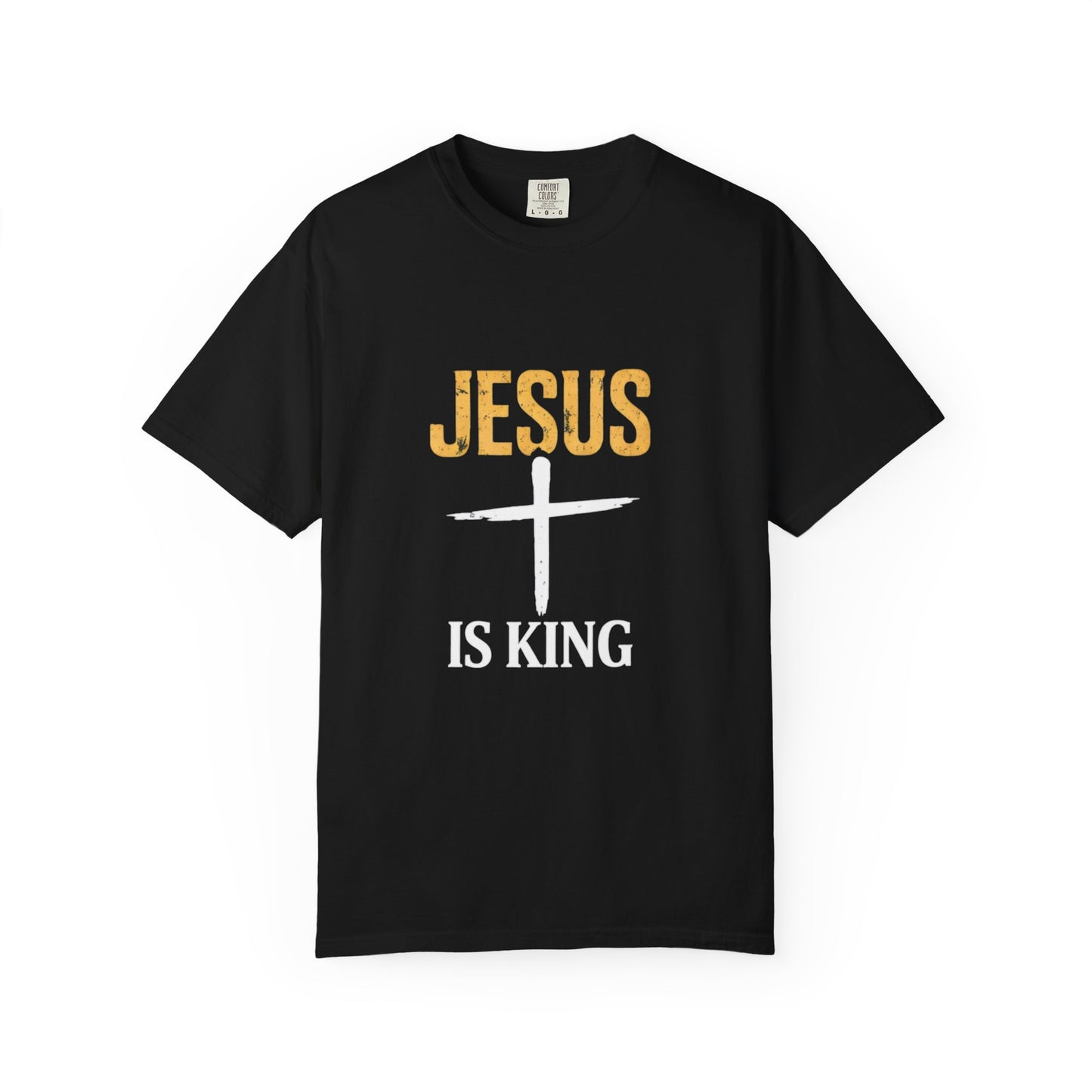 Jesus Is King  —  Faith Tee with Back 'JIK' Print