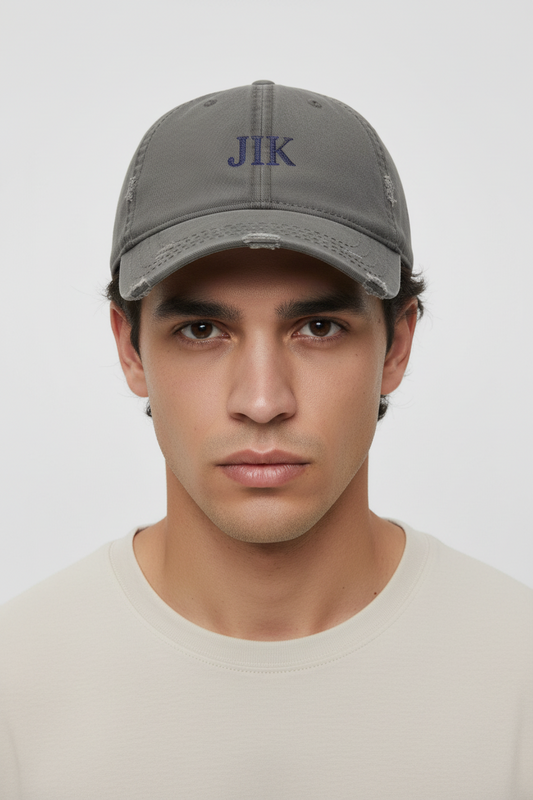 JIK Embroidered Vintage Cap