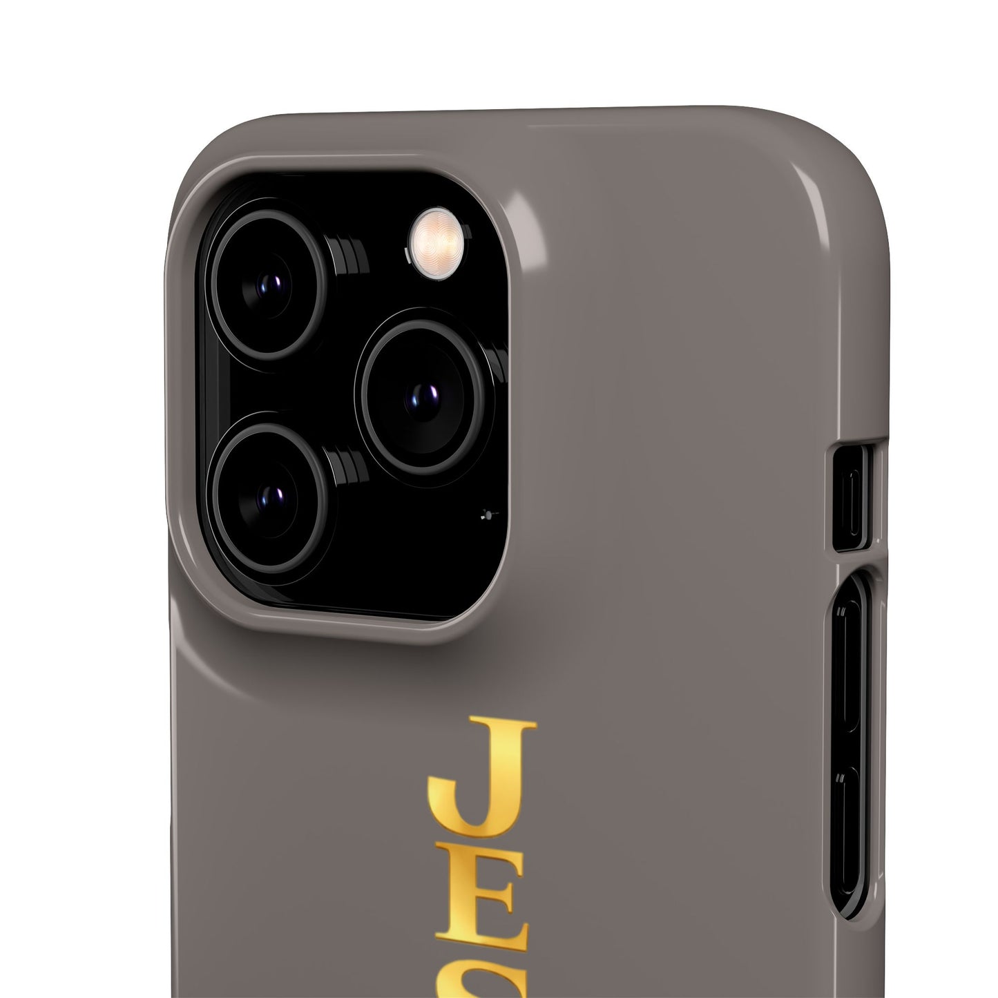Jesus Is King — Gray Snap Phone Cover