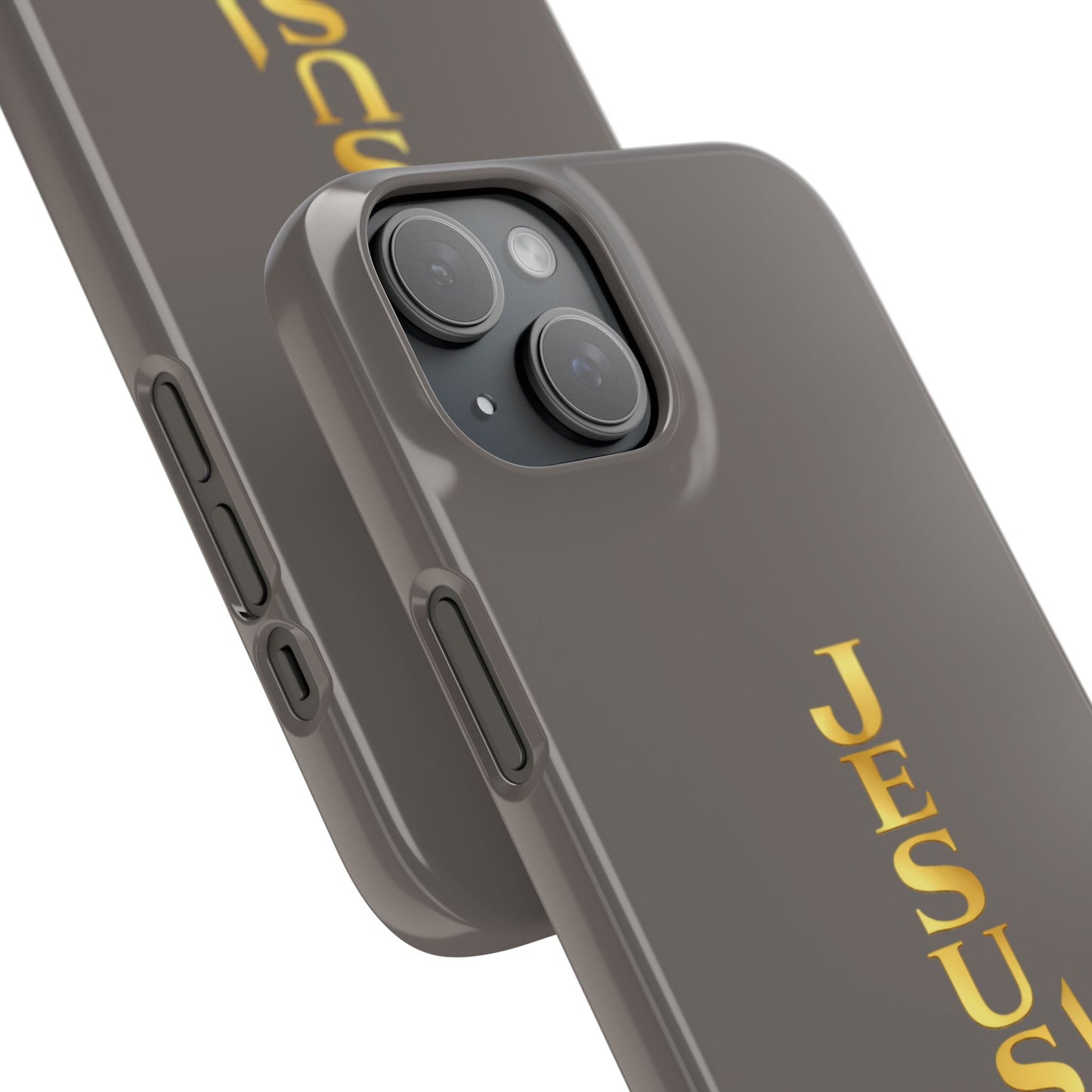 Jesus Is King — Gray Snap Phone Cover