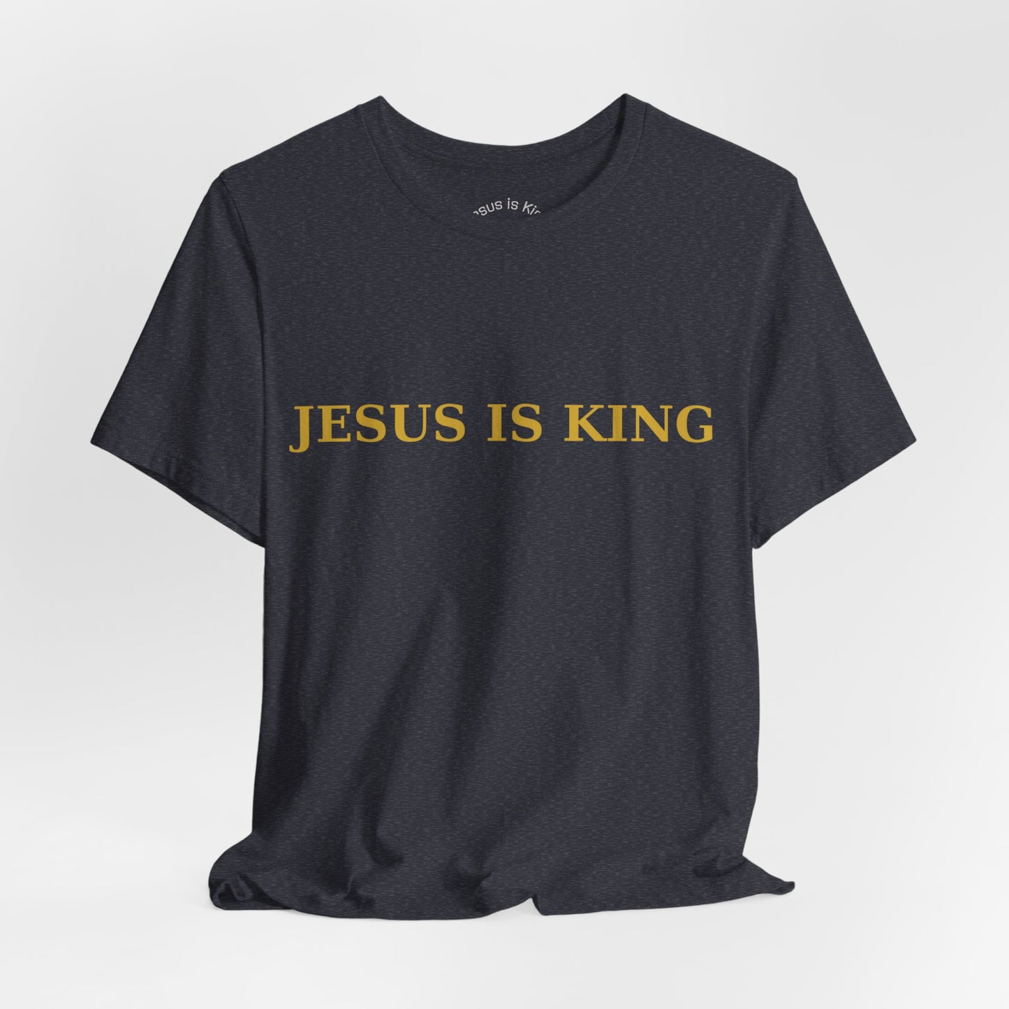 Signature Minimal “Jesus Is King” Tee