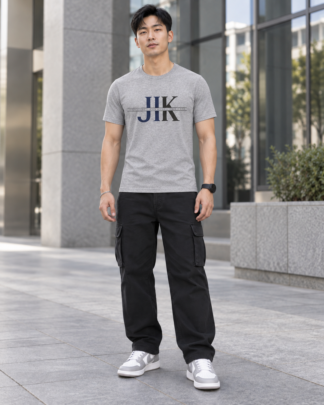 Classic JIK Split  — Men's T-Shirt