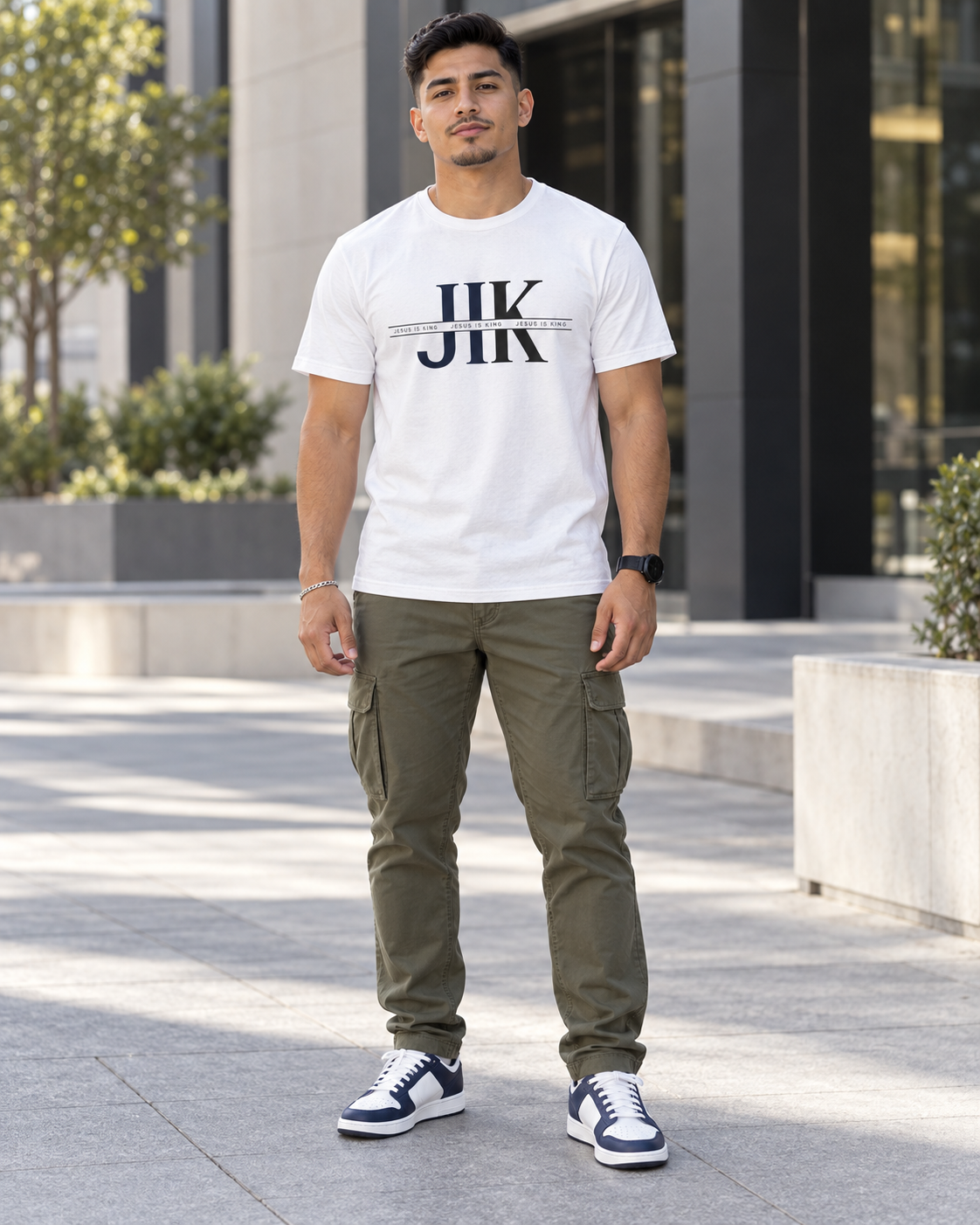 Classic JIK Split  — Men's T-Shirt