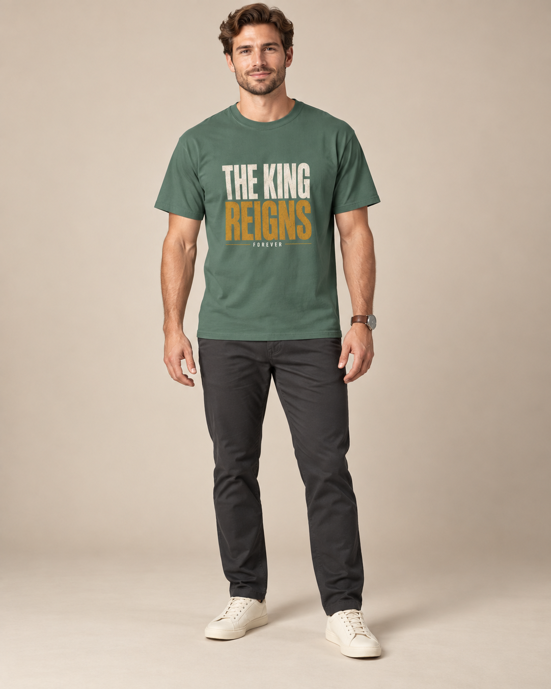 JIK The King Reigns Men's Tee