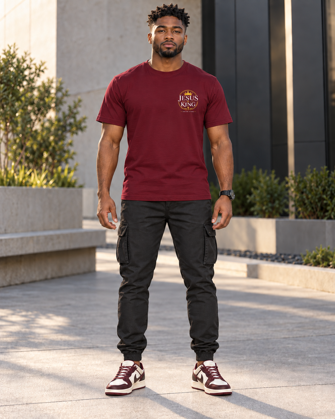 JIK Dark Men's "Not Ashamed" Back Tee