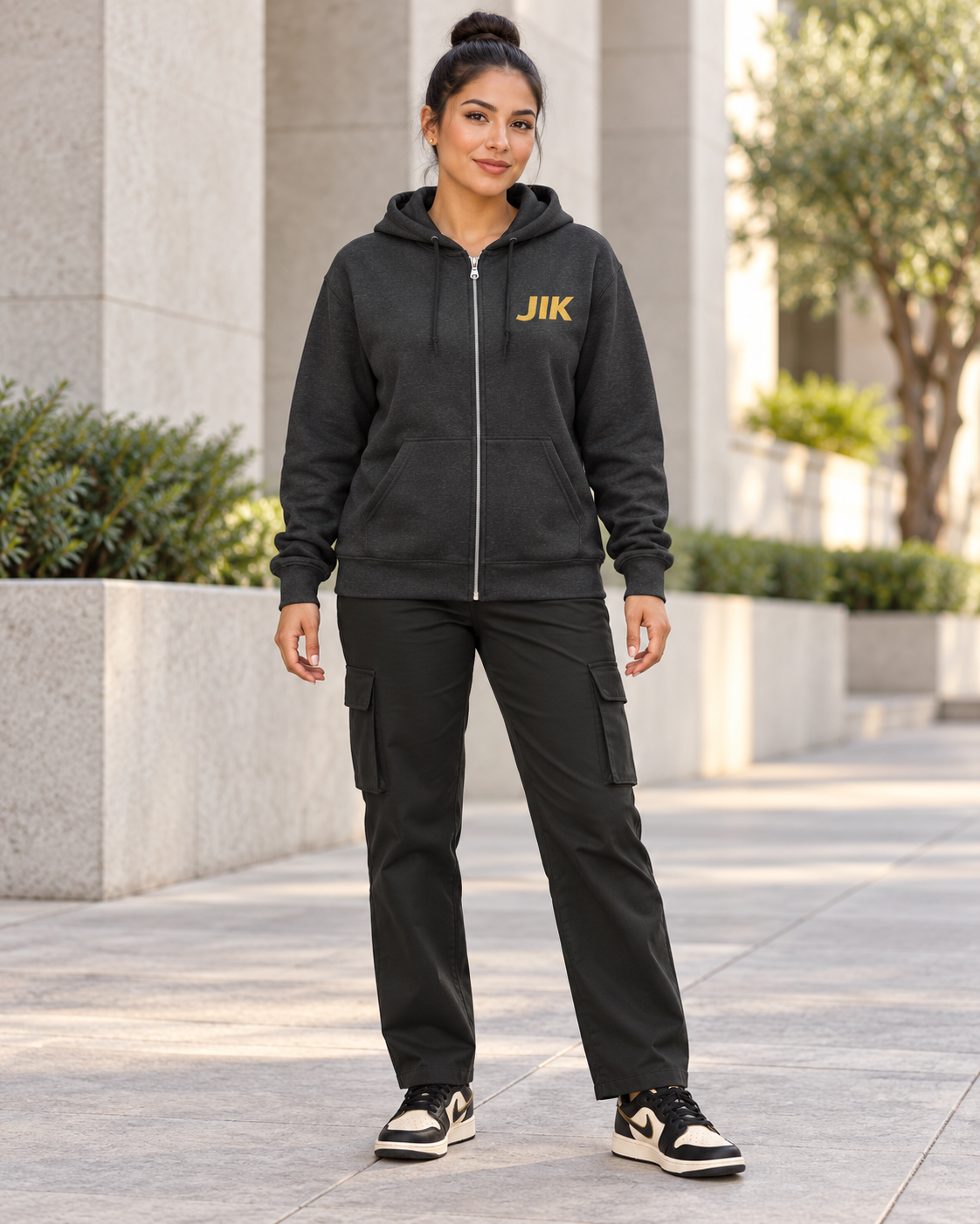 JIK Crest Full-Zip Hoodie