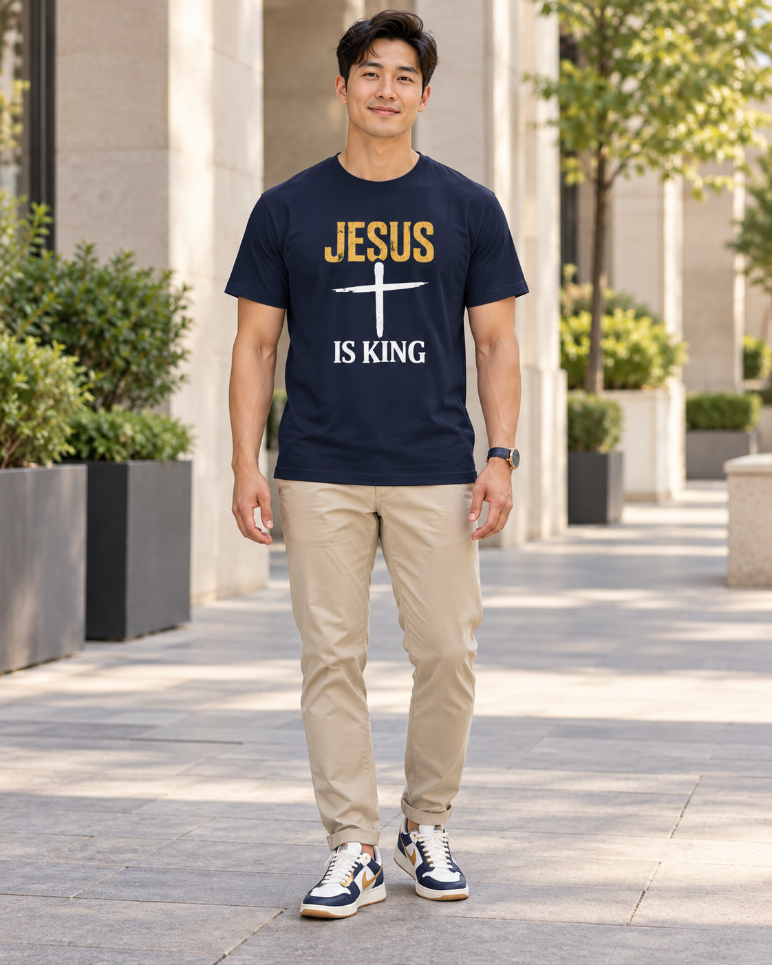 JIK Faith Cross Unisex Tee