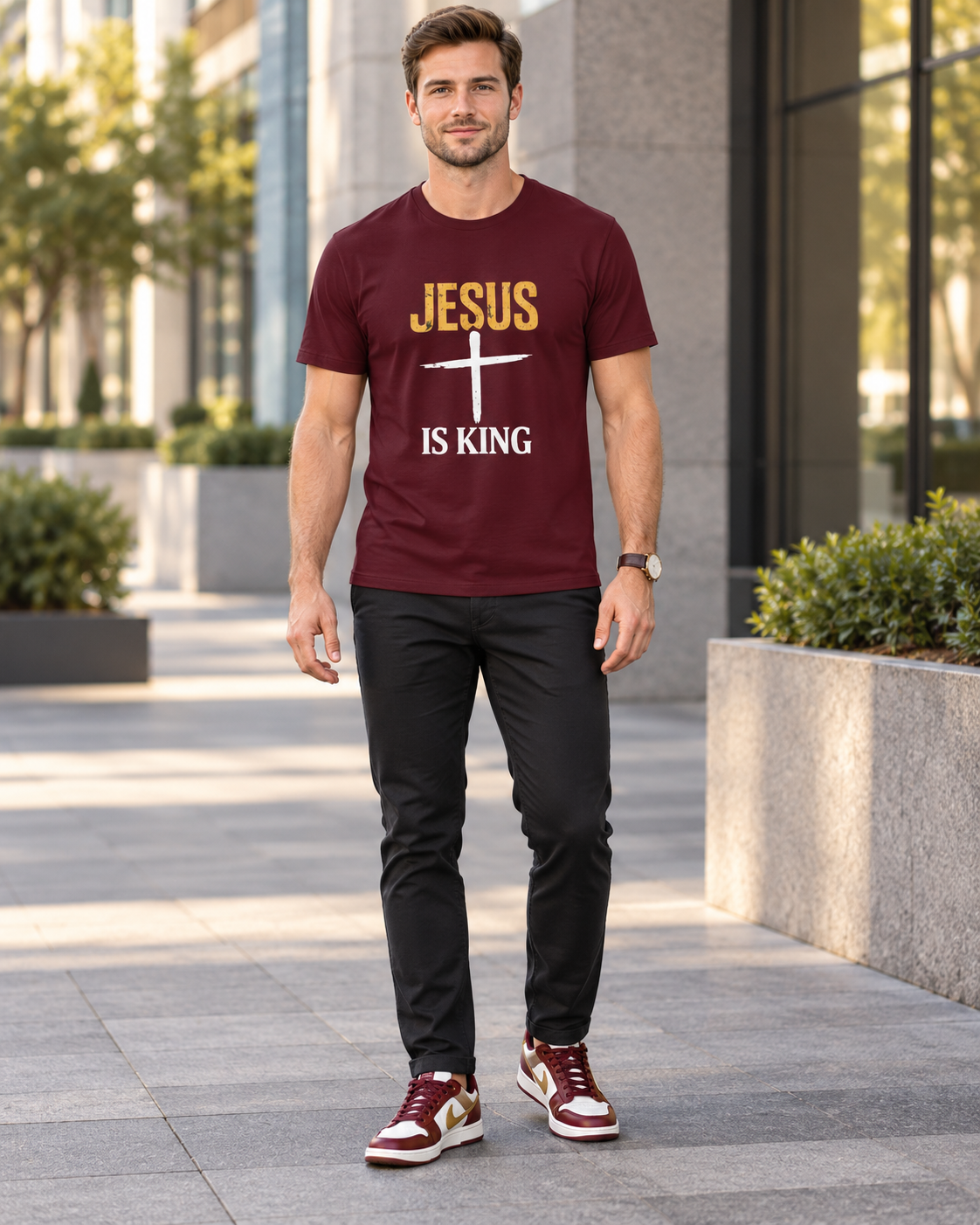 JIK Faith Cross Unisex Tee
