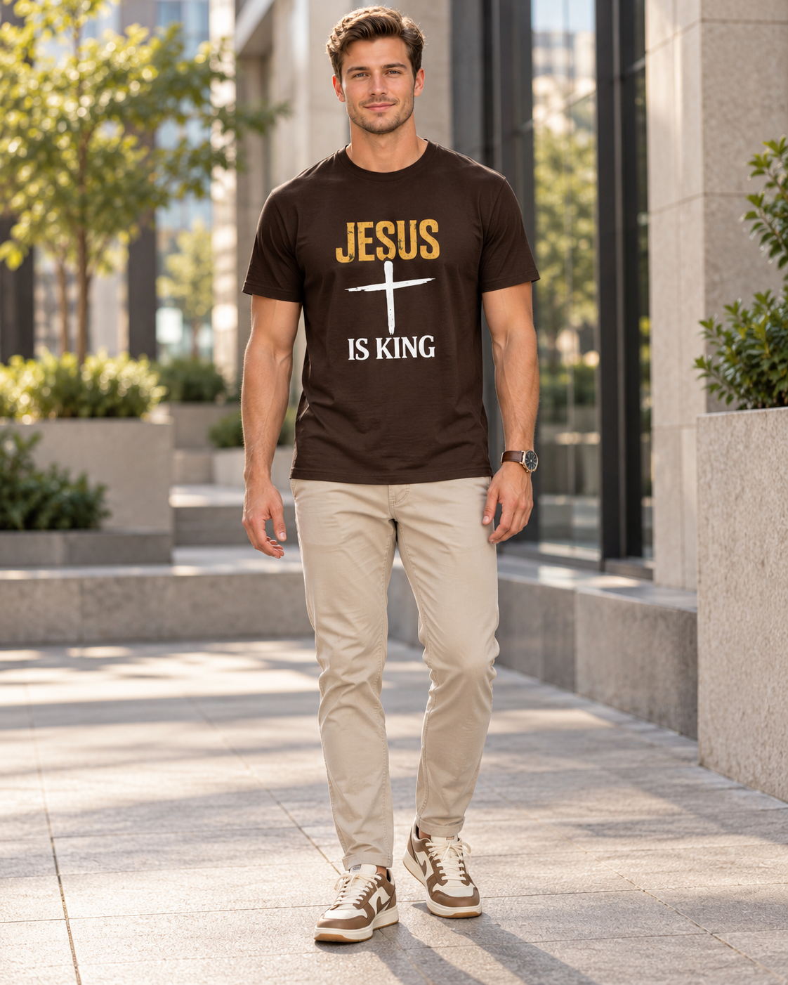 JIK Faith Cross Unisex Tee