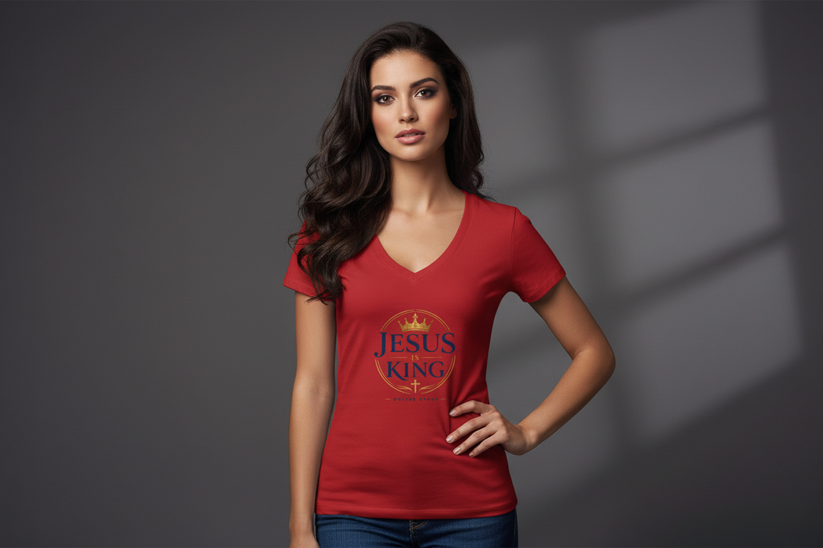 JIK Women's V-Neck Tee