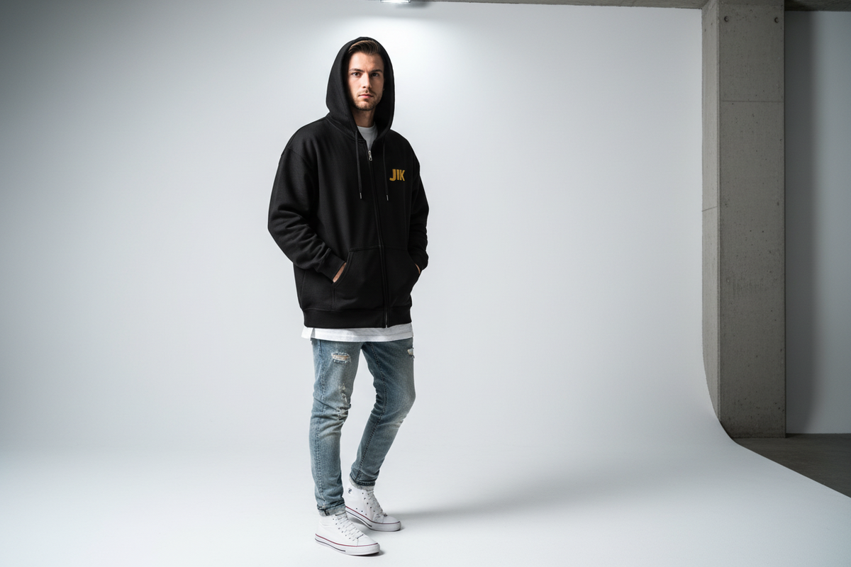 JIK Crest Full-Zip Hoodie
